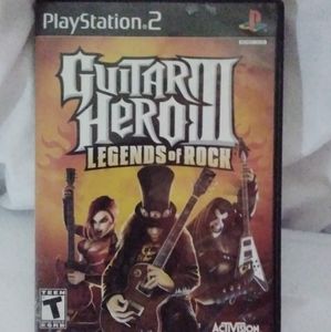 PlayStation 2 Guitar Hero III Game